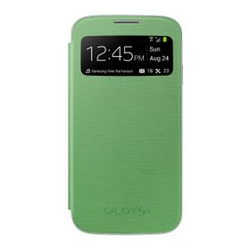 Samsung Orijinal EF-CI950BGEGWW Flip Cover Galaxy S4 ile Uyumlu Sarı Yeşil Kılıf