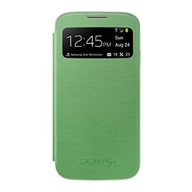 Samsung Orijinal EF-CI950BGEGWW Flip Cover Galaxy S4 ile Uyumlu Sarı Yeşil Kılıf