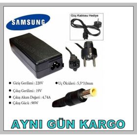 Samsung PC 19V Uyumlu Laptop Adaptör