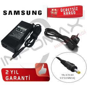 Samsung RV509 RV511 RV515 RV520 RV520I Uyumlu Laptop Adaptör