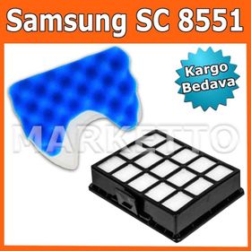 Samsung SC 8551 Hepa Filtre ve Sünger Filtre Seti