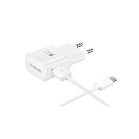 Samsung TA20 Adaptec Fast Charge Type C Beyaz Hızlı Seyahat Şarjı