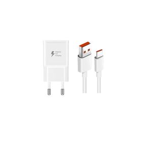 Samsung TA20 Adaptec Fast Charge Type C Beyaz Hızlı Seyahat Şarjı