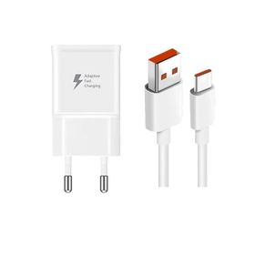 Samsung TA20 Adaptec Fast Charge Type C Beyaz Hızlı Seyahat Şarjı