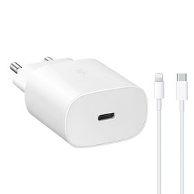 Samsung TA800 Beyaz Lightning Şarj Aleti 2 mt Type-C To Lightning Kablo