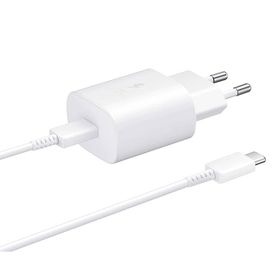 Samsung TA800 Fast Charging Beyaz 25 Watt Type-C Şarjı Aleti