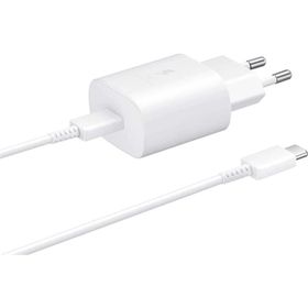 Samsung Ta800x Fast Charging 25w Type C Çıkışlı Beyaz Kablolu Şarj Aleti