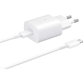 Samsung Ta800x Fast Charging 25w Type C Çıkışlı Beyaz Kablolu Şarj Aleti