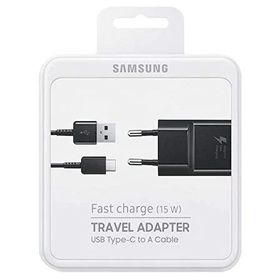 Samsung Type C Siyah Hızlı Şarj Aleti
