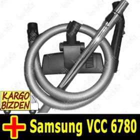 Samsung VCC 6780 Elektrikli Süpürge Çelik Telli Hortumu Emici Başlık Teleskopik Boru