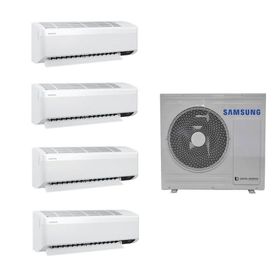 Samsung Wind Free Multi AJ080TXJ4KH/EA 8 kw 1 Dış + 4 İç Ünite 9+9+12+12 Duvar Tipi Klima