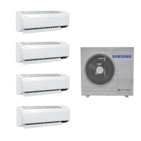 Samsung Wind Free Multi AJ080TXJ4KH/EA 8 kw 1 Dış + 4 İç Ünite 9+9+9+12 Duvar Tipi Klima