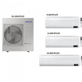 Samsung Windfree Duvar Tipi Multi 9+12+24 Btu/H Klima