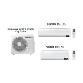 Samsung WindFree Multi 23200 BTU 1 Dış + 2 İç Ünite 9+18 Duvar Tipi Klima
