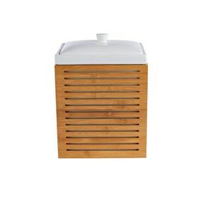 Samui Bambu Seramik Banyo Aksesuarı Çöp Kovası