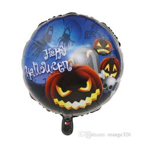 Samur 18 Inç Happy Halloween Balkabağı Folyo Balon