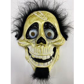 Samur 25X23 cm Siyah Peluş Saçlı Coco Hector Rivera Maskesi