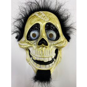 Samur 25X23 cm Siyah Peluş Saçlı Coco Hector Rivera Maskesi