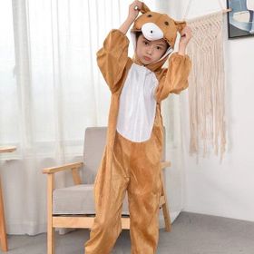 Samur 4-5 Yaş 100 cm Çocuk Ayı Maymun Kostümü