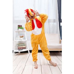 Samur 4-5 Yaş 100 cm Çocuk Horoz Kostümü - Tavuk Kostümü