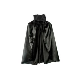 Samur 90 cm Siyah Renk Yakalı Halloween Pelerini