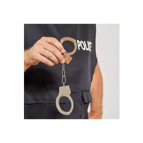 Samur Anahtarlı Oyuncak Metal Polis Kelepçesi