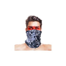 Samur Baf Bandana Kafatası Yapraklı Maske