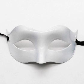 Samur Beyaz Renk Masquerade Kostüm Partisi Venedik Balo Maskesi
