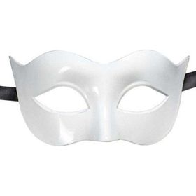 Samur Beyaz Renk Masquerade Kostüm Partisi Venedik Balo Maskesi