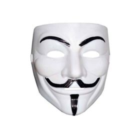Samur Beyaz Renk Yerli Üretim V For Vendetta Maskesi
