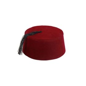 Samur Bordo Renk Yetişkin Boy Osmanlı Fesi