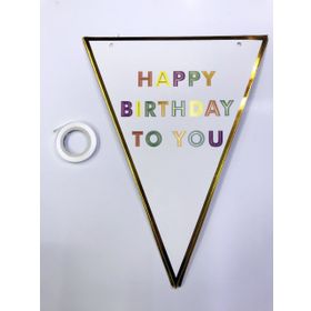 Samur Happy Birthday To You Flama Bayrak Süs