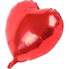 Samur Kırmızı Kalp 45 cm 18 inç Folyo Balon