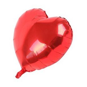 Samur Kırmızı Kalp 45 cm 18 inç Folyo Balon