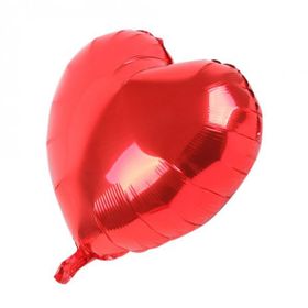 Samur Kırmızı Kalp 45 cm 18 inç Folyo Balon