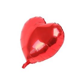 Samur Kırmızı Kalp 45 cm 18 inç Folyo Balon