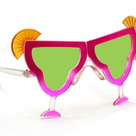 Samur Margarita Pembe Renk 16x8 cm Parti Gözlüğü