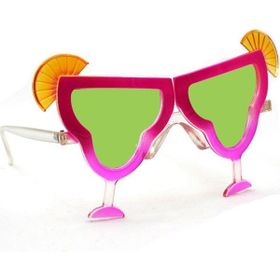 Samur Margarita Pembe Renk 16x8 cm Parti Gözlüğü