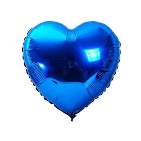 Samur Mavi Kalp 60 cm 24 inç Folyo Balon