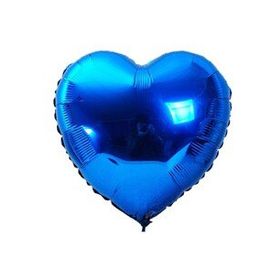 Samur Mavi Kalp 60 cm 24 inç Folyo Balon