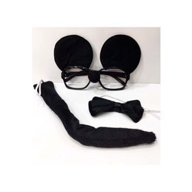 Samur Mickey Mouse Gözlüğü Papyonu Kuyruğu Seti