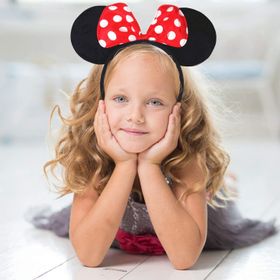 Samur Minnie Mouse Taç Fare Tacı Kafa Bandı