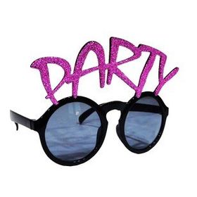 Samur Party Yazılı Fuşya Renk 15x7 cm Parti Gözlüğü