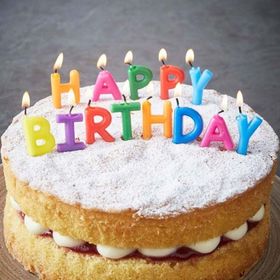 Samur Rengarenk Happy Birthday Yazılabilen Doğum Günü Mumu