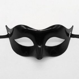 Samur Siyah Renk Masquerade Kostüm Partisi Venedik Balo Maskesi