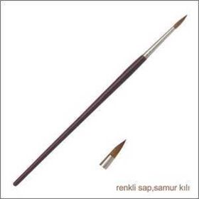 Samur Sulu Boya Extra Kalem Midilli Kıl 04 Fırça
