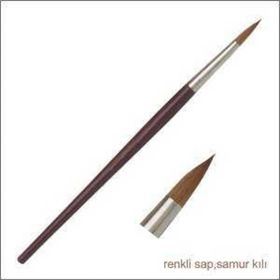 Samur Sulu Boya Extra Kalem Midilli Kıl 12 Fırça