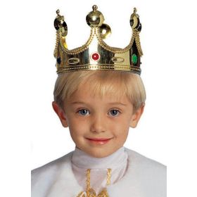 Samurı Altın Renk Çocuk Boy 45 cm Plastik Kral Tac