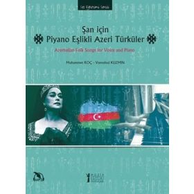 Şan için Piyano Eşikli Azeri Türküler-Müzik Eğitimi Yayınları