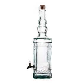 San Miguel 3.5 L Musluklu Köşeli Yağ Şişesi
